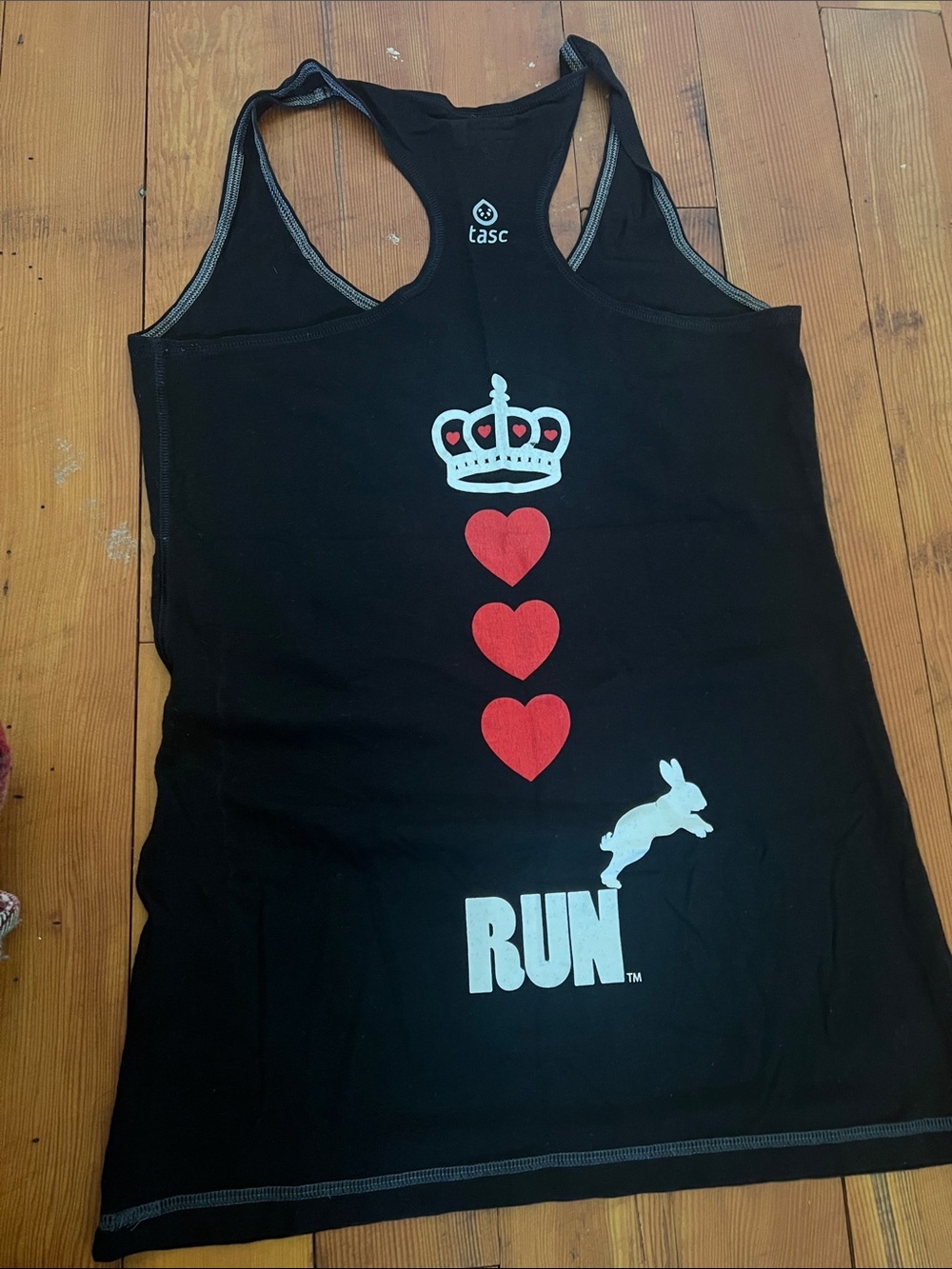 Red Queen Black Tank - Graphic Racerback - Picture 2 of 3